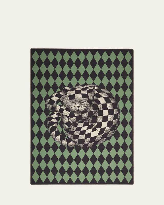 Plaid High Fidelity Losanghe Throw Blanket
